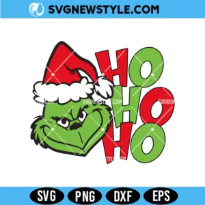Grinch ho ho ho Svg