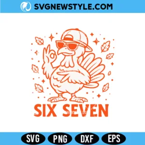 six seven fall Svg