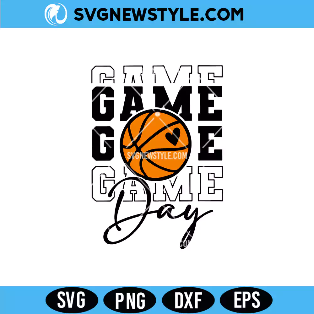 Basketball Life svg, Game Day SVG, PNG DXF EPS Cut Files for Cricut 1 Basketball Life svg