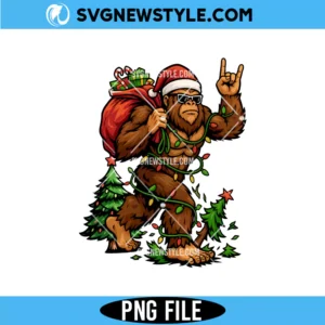 Bigfoot Christmas Tree Png