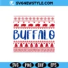 Buffalo Ugly Christmas Sweater Pattern Svg, PNG DXF EPS for Cricut 2 Buffalo Ugly Christmas Sweater Pattern Svg