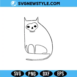Cat Skull Svg