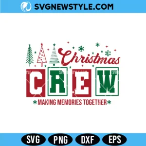 Christmas Crew Clipart SVG