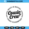 Cousins Shirt SVG, Cousin Squad SVG PNG DXF | Digital Download 2 Cousins Shirt SVG
