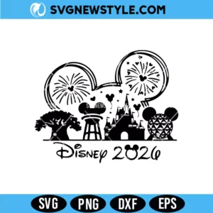 Disney Parks 2026 Svg