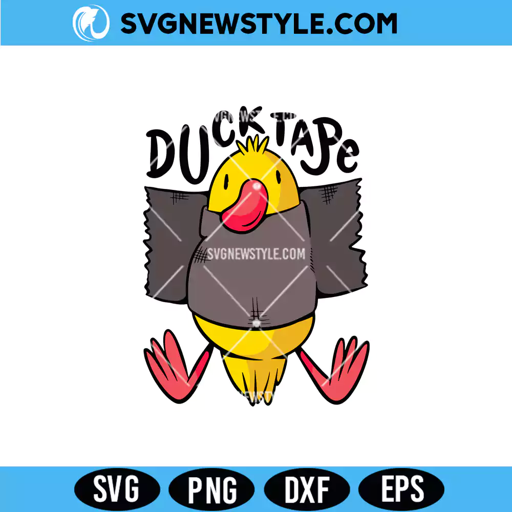 Funny Duck Tape Svg, Cricut Duck SVG, PNG DXF EPS | Digital Download 1 Funny Duck Tape Svg