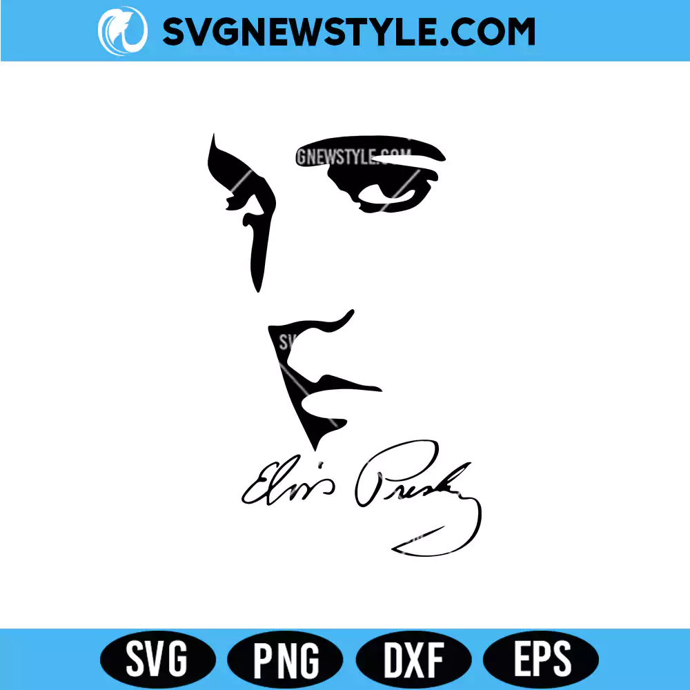 Elvis Presley Svg, Rock And Roll SVG, PNG | Digital Download 1 Elvis Presley Svg