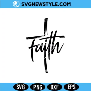 Faith Cross SVG