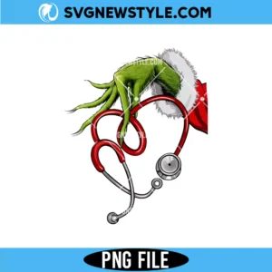 Funny Nurse Christmas Stethoscope Png