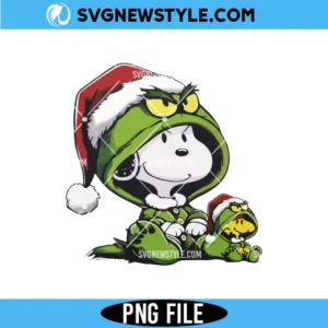 Funny Snoopy Grinch Christmas Png