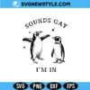 GAY PENGUIN Svg, Trendy Lgbtq 90's Svg, PNG | Digital Download 2 GAY PENGUIN Svg