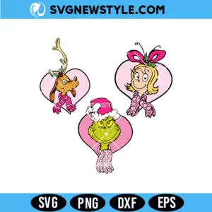 Grinch Christmas SVG Png Bundle