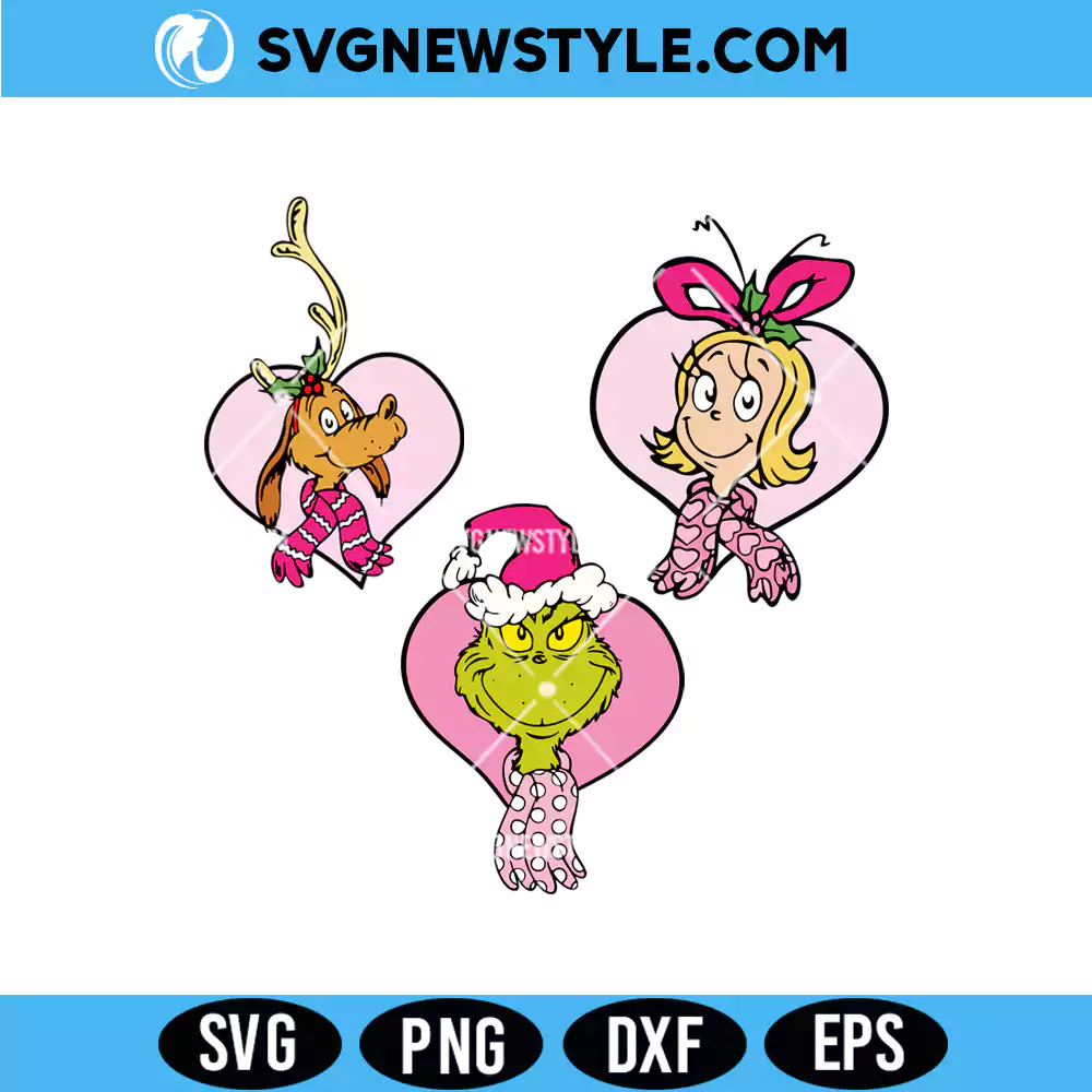 Grinch Christmas SVG Png Bundle, Cindy Lou Svg, PNG | Digital Download 1 Grinch Christmas SVG Png Bundle