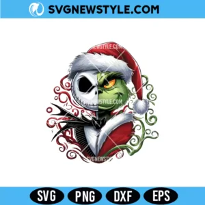 Grinch and Jack Christmas PNG