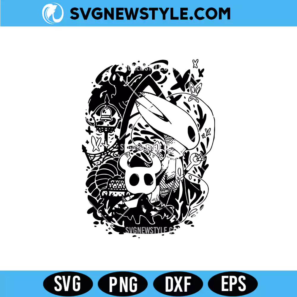 Hollow Knight Svg, Gaming SVG Cut File, PNG | Digital Download 1 Hollow Knight Svg