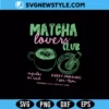 Matcha Lovers Club Svg