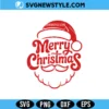 Merry Christmas Santa SVG Files, Christmas SVG, PNG DXF EPS | Digital Download 2 Merry Christmas Santa SVG Files