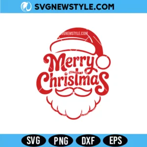 Merry Christmas Santa SVG Files