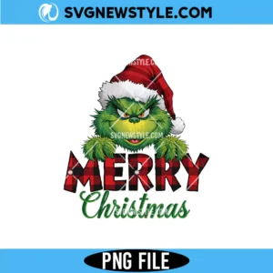 Merry Grinchmas clipart PNG