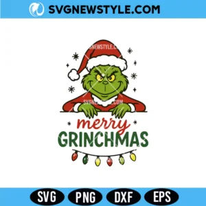 Merry Grinchmas SVG for Silhouette