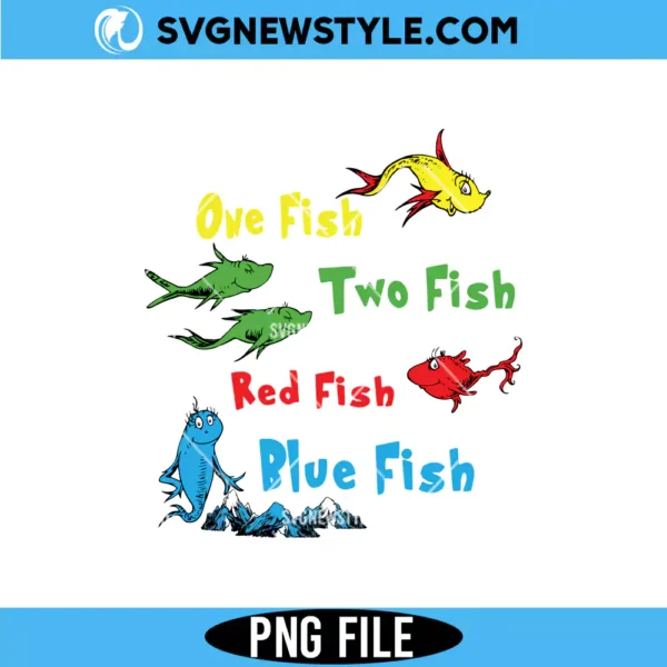 One Fish Two Fish Png Design, Reading Squad Svg | Digital Download For ...