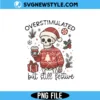 Overstimulated But Still Festive Png, Skull Santa Claus Png | Digital Download 2 Overstimulated But Still Festive Png