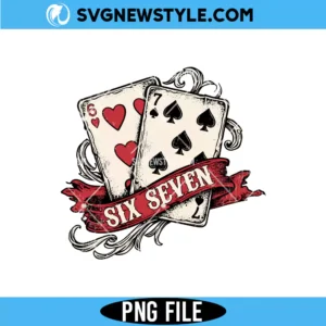 Playing Cards Valentine 6 7 PNG File