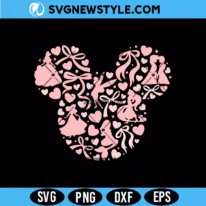 Princesses Coquette Bows SVG