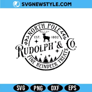 Rudolph And Co Christmas SVG