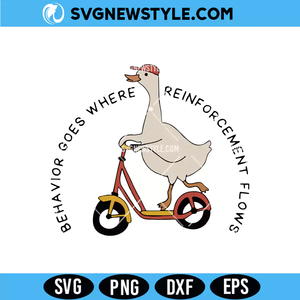 Silly Goose Behavior SVG, Funny Teacher SVG, PNG DXF EPS | Digital Download 1 Silly Goose Behavior SVG