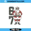 Six seven Trendy Christmas Png, Funny Santa Claus Png, Digital Download 3 Six seven Trendy Christmas Png