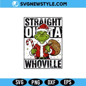 Straight Outta Whovillee Svg