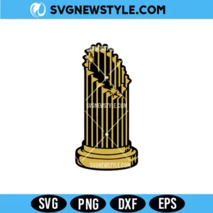 The Commissioner's Trophy Inspired Svg