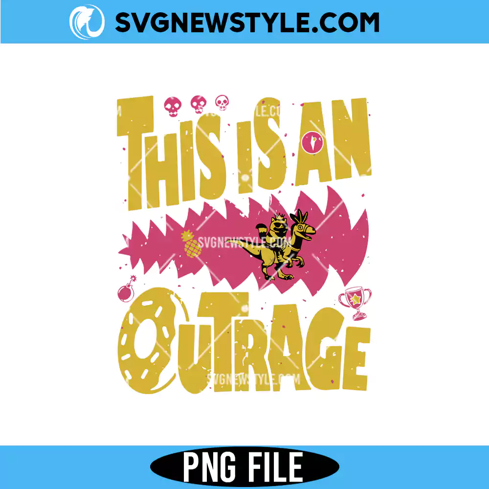 This Is An Outrage Png, Princess Donut Mongo Png | Digital Download 1 This Is An Outrage Png