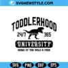 Toddlerhood University Svg