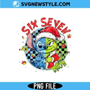 Trending Six Seven Meme Christmas PNG