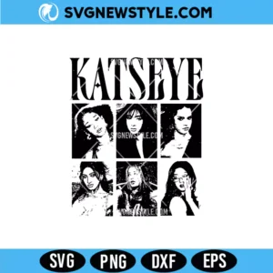 Vintage Dreamwave Music Katseye Svg