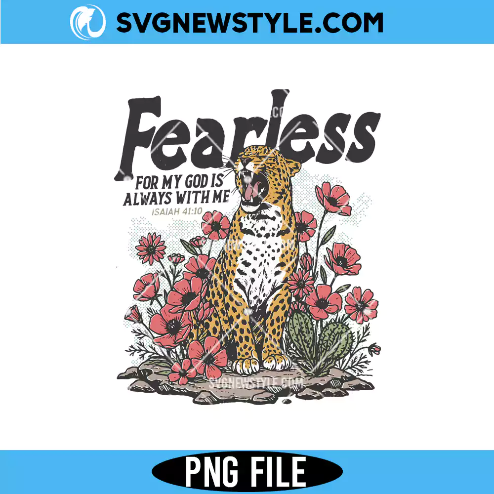 Fearless PNG, Christian sublimation Png, Fearless Quote PNG | Digital Download 1 Fearless PNG