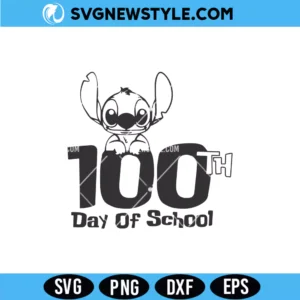 100th Day Of School SVG Digital Download &ndash; School Celebration SVG