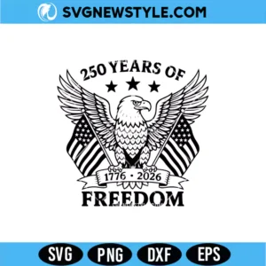 USA Anniversary SVG &ndash; Patriotic Celebration Cut File | Digital Download