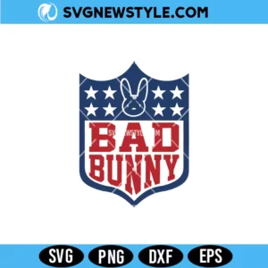 Bad Bunny Football SVG Png