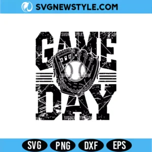 Baseball Game Day SVG