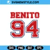 Benito 94 Football SVG – Vintage Sports Cut File | Digital Download 3 Benito 94 Football Svg