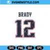 Brady Jersey SVG