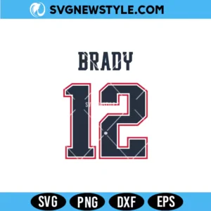 Brady Jersey SVG