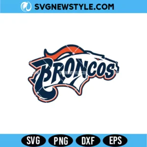 Broncos Football SVG &ndash; Game Day Sports Cut File | Digital Download