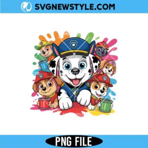 Cartoon Dog Police Team Png