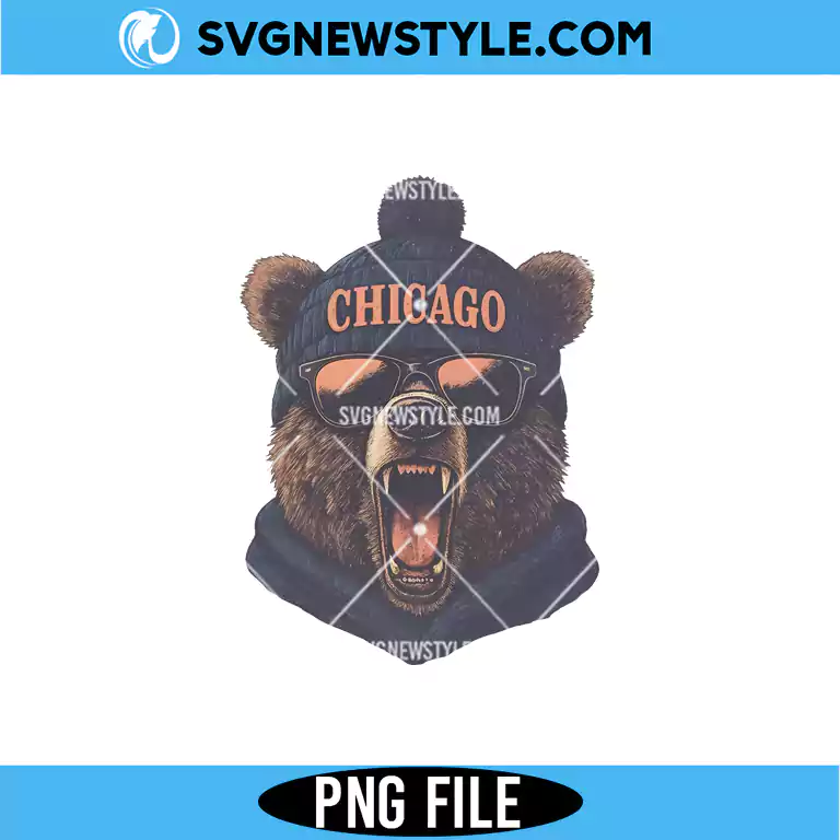 Chicago Football Game Day SVG – Sports Fan Cut File | Digital Download 1 Chicago Football Game Day SVG