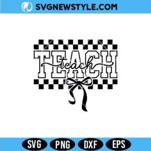 Coquette Bow Teach SVG