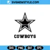 Dallas Cowboys Star SVG Digital Download for Cricut & Silhouette 2 Dallas Cowboys Star SVG